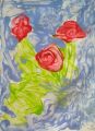 "Malowanie na suchym kleju. Tulipany", Wiesława Twardowska