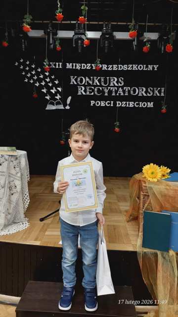 Więcej o: XXII Międzyprzedszkolny Konkurs Recytatorski "Poeci Dzieciom"
